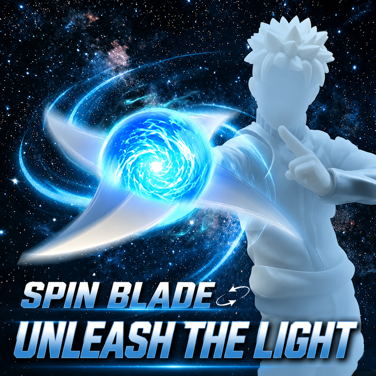 Naruto Inspired Spinning LED Lamp – Ultimate Anime Fan Gift